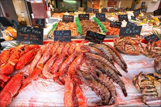 Обід на найвідомішому ринку морепродуктів у Франції в Трувілі
